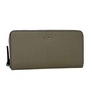 Kate Spade Laurel Way Neda Large Wallet in Thunder Cloud Leather WLRU6061